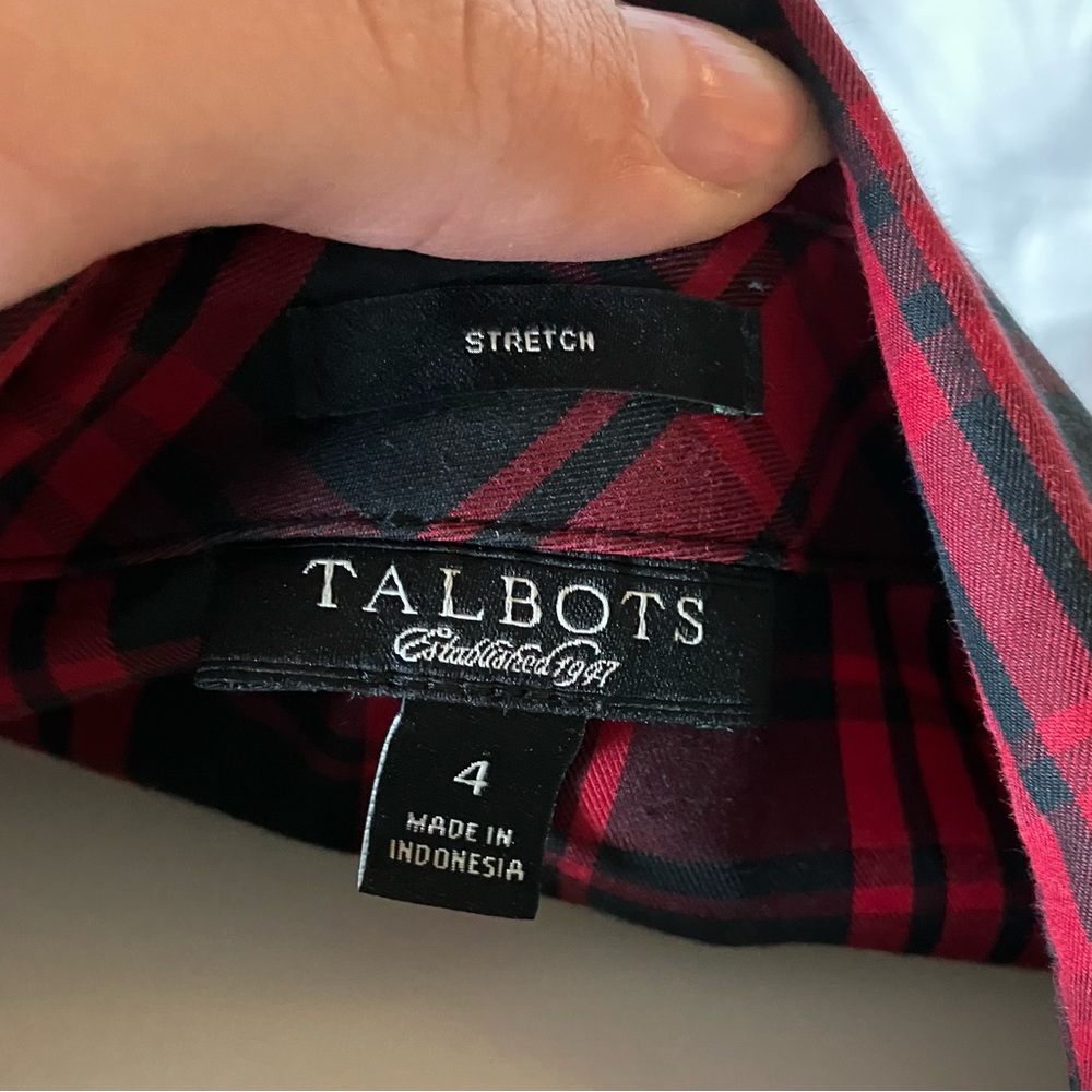 Talbots Button Down Blouse! - image 3